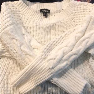Express cable knit sweater